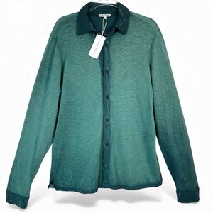 Cotton Citizen Men’s’ ‘Presley’ Teal Button Down Long Sleeve Shirt | L | NWT!